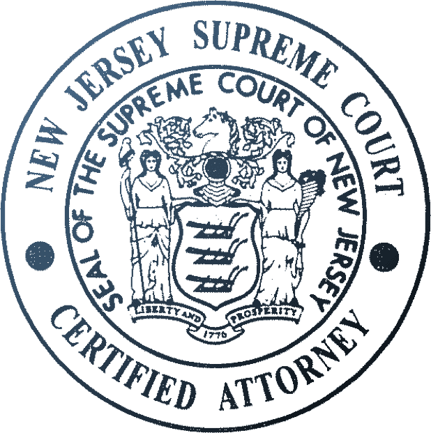 New Jersey Supreme Court Certified Attorney - Seal of the Supreme Court of New Jersey