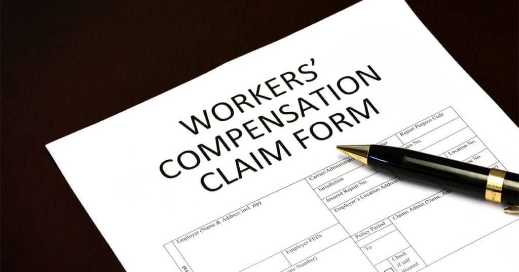 Workers' Compensation Claim form