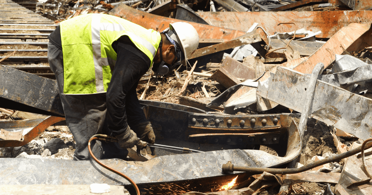 workers safe during demolition